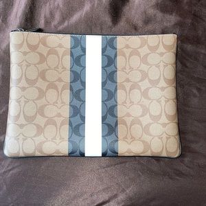 Authentic Brand New Oversized Coach Clutch